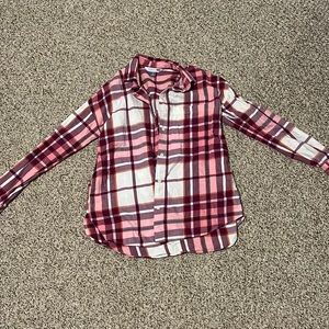 Button down flannel, size small